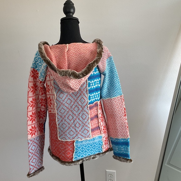 Free People Multicolor Patchwork Sweater - Picture 4 of 5